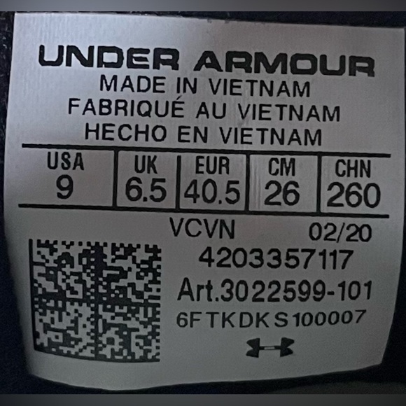 Under Armour HOVR Velociti 3 Womens Size 9 Running Shoes Sneakers White Black - Picture 11 of 12